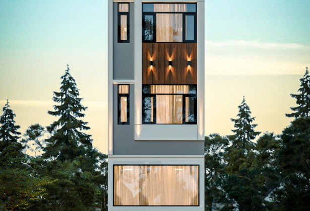 NHÀ Ở KẾT HỢP VP HIỆN ĐẠI 1 TRỆT LỬNG -2 LẦU SÂN THƯỢNG 4x11M TẠI TÂN BÌNH