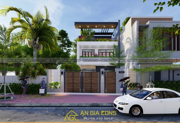 VILLA HIỆN ĐẠI 3 TẦNG 8X16M TẠI HOOC MÔN